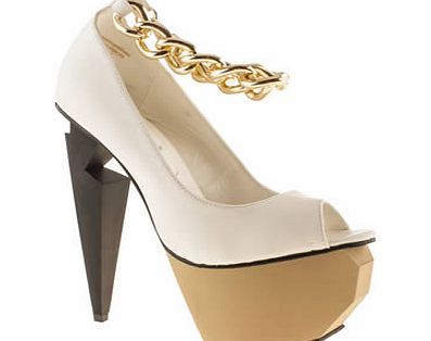 privileged White Mercer High Heels