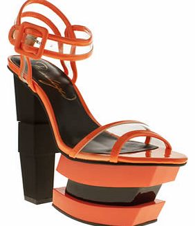Privileged womens privileged orange fia high heels