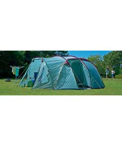 Pro Action 6 Person 2 Room Hyper Dome Tent