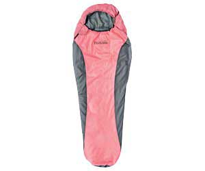 Pro Action Pink and Grey 300gsm Mummy Sleeping Bag