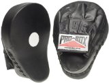 Pro-Box Black Curved Hook and Jab Pads