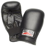 Pro-Box Black Injection Punch Bag Mitts Medium