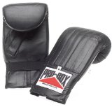 Pro-Box Black Pre-Shaped Punch Bag Mitts Medium