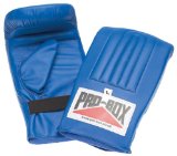 Pro-Box Blue Pre-Shaped Punch Bag Mitts Medium