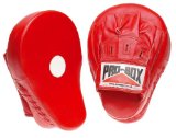 Red Curved Hook and Jab Pads