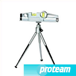 team Laser level on a telescopic tripod