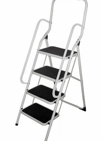 Pro User 4 Tread Super Safe Step Ladder with Hand Rail