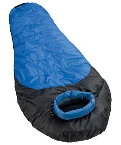 ProAction Hollow Fibre Mummy Sleeping Bag - Single