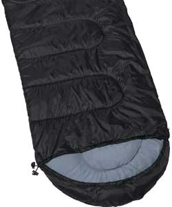 ProAction Pro Action Black 200gsm Cowl Sleeping Bag - Junior
