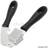 Stainless Steel Garlic Press With Black