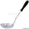 Stainless Steel Ladle With Green Grip