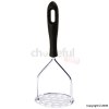 probus Stainless Steel Masher With Black Grip