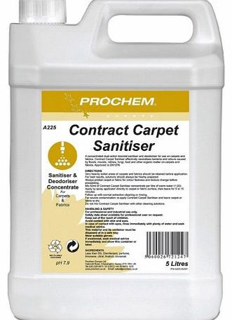 A225 Contract Carpet Sanitiser 5L