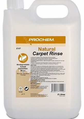 E157 Natural Carpet Rinse 5L