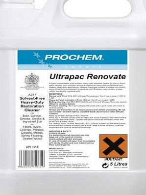 Prochem Industrachem X2 Product Code: A217-05 Ultrapac Renovate 5Litre From Prochem