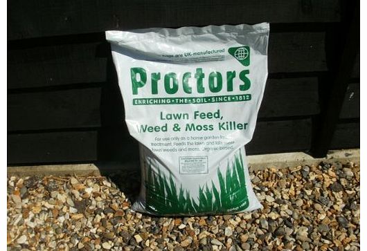 Proctors LAWN FERTILISER WEED FEED AND MOSS KILLER - 20KG SACK