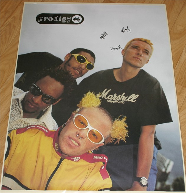 PRODIGY - SIGNED POSTER - 30 x 23 INCHES