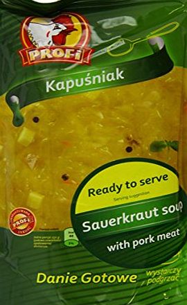 Profi Sauerkraut Soup with Pork Meat 500 g (Pack of 6)