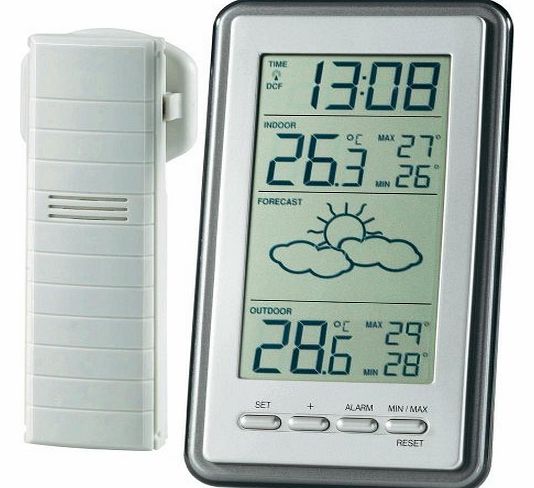 Proficell Technoline WS-9130- Digital Weather Station with Outdoor Sensor and Radio Controlled Clock