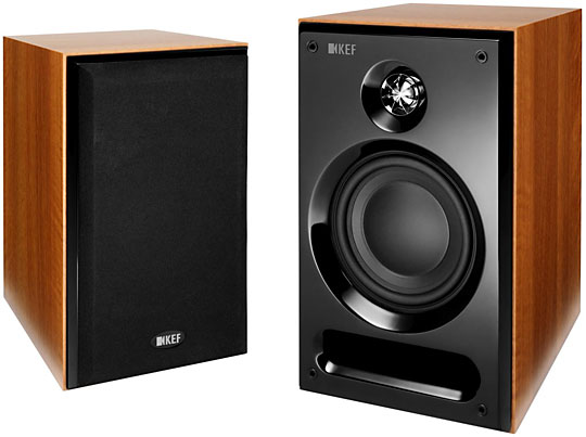 KEF C3 Bookshelf Speakers - European Walnut c3w