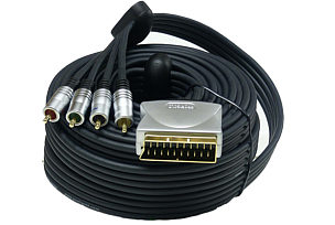 Profigold PGV7405 5m Scart to RGBS Cable