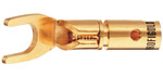 Profigold Speaker Upgrade 4mm Spade Connectors ( Gold