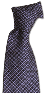 Profuomo Silk Tie in lilac and blue
