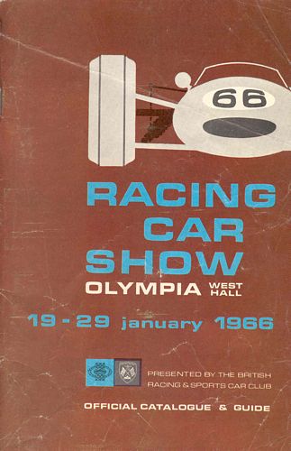 Programmes and Other Books Racing Car Show 1966 Catalogue and Guide
