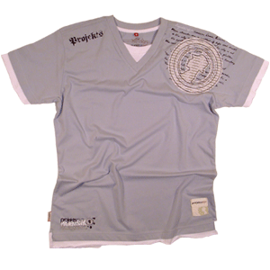 Projects NYC Projects Blue V Neck Tee