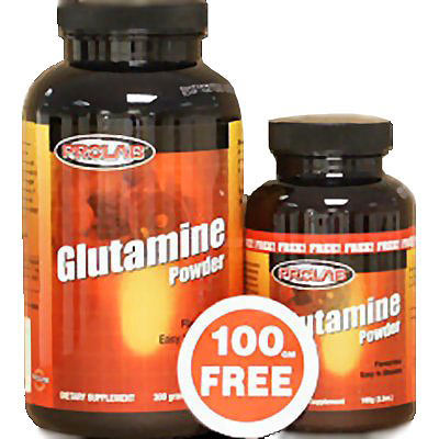 Glutamine 300g   100g FREE (PL-0027 - Glutamine 300g   100g)