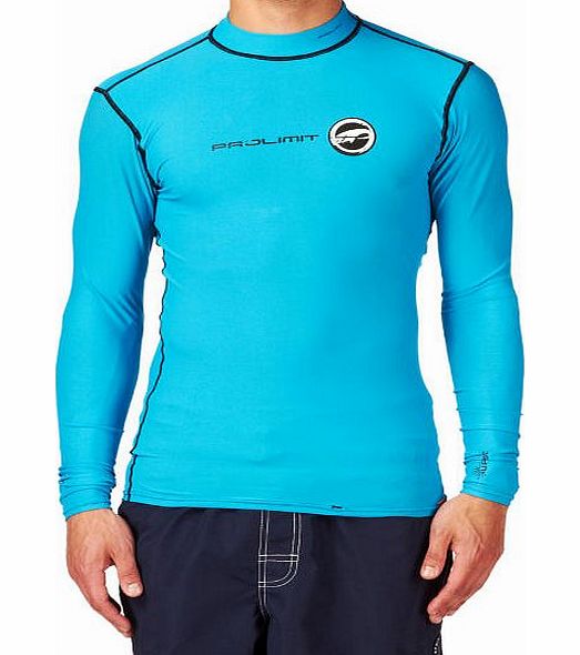 Prolimit Mens Prolimit Logo Long Sleeve Rash Vest - Blue