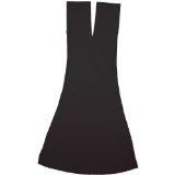 American Apparel - Baby Rib Cut-Out Dress, Black, One Size