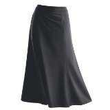 Promod La redoute en plus flared panel skirt length 75 cm 75cm black 016