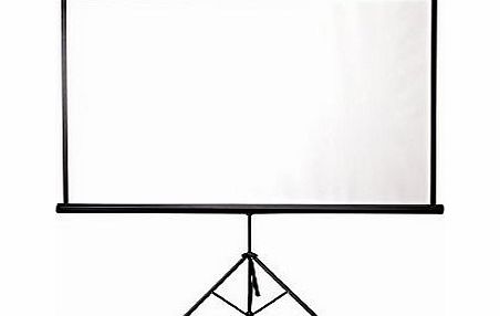 Proper 200x112cm Tripod Projector Screen - White