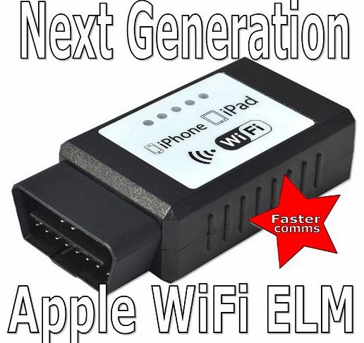 Proscan WiFi ELM Car 327 Diagnostics Reader Scanner for iPhone5 iPad4 iOS PC