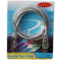 1.8m USB Flasher Cable (Blue)