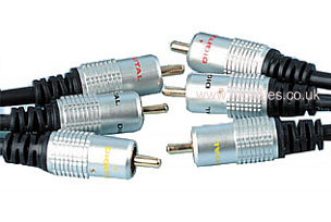 Prosignal 10m 3x Phono - 3x Phono Video & Stereo Audio Cable