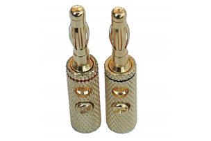 Prosignal Banana Plug 4mm - Gold Plated - Red