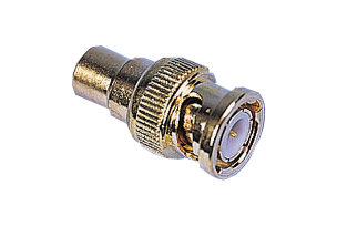 Phono to BNC Adapter - Gold Plated 3 Pack