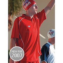 Prostar Horizon Polo Shirt Scarlet-White