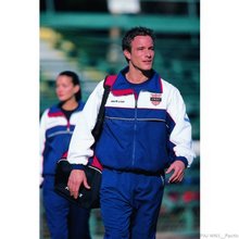 Prostar Pacific Football Jacket White-Navy/Scarlet