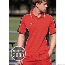 Prostar PRO STAR Atlas Polo Shirt Scarlet-Black/White (Senior)