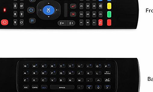 Proster 2.4G Mouse Wireless Keyboard Remote Control - with Gyro Sensors and G-sensor Qwerty Keyboard Combo for Android Box HTPC smart TV and PC