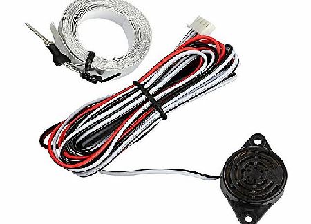 Electromagnetic Car Parking Reverse Sensor without Drilling - Invisible Backup Reversing Kit No Holes with Beeper for Cars 4x4 MPV SUV Vans Vehicles Motor homes