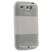 Protec Glacier HTC Wildfire Frosted Clear Case