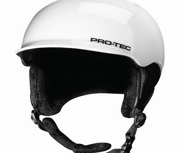 Protec Mens Protec Riot Snow Helmet - Gloss White