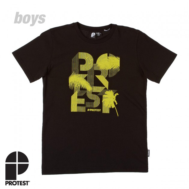 Boys Protest Sheepy Jr T-Shirt - Lime Punch