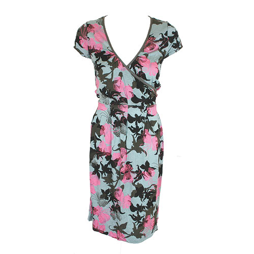Protest Ladies Protest Skyline Wrap Dress Concrete