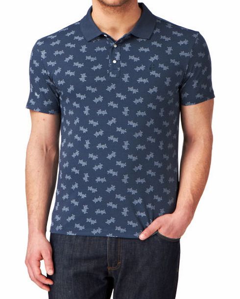 Protest Mens Protest Frontier Polo Shirt - Blue Grey