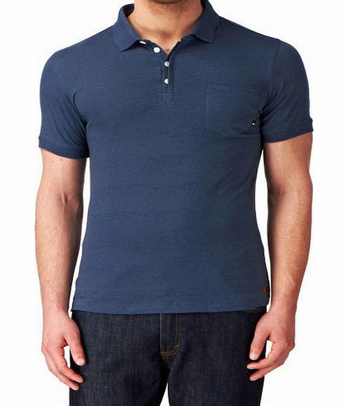 Protest Mens Protest Prayer Polo Shirt - Blue Grey